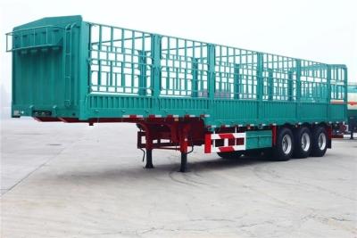 China After-sales Service 1 Year Hot 3 Axle Barn Semi Trailer Fence Trailer Custom Length for sale