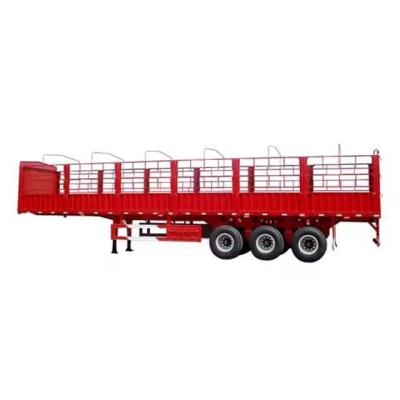 China Customization Red Warehouse Railing Semi-Hanging Steel Plate Suspension for 2/3/4 Axle for sale