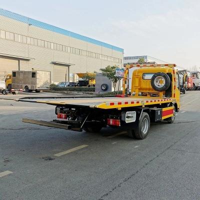 China 4 toneladas 5 toneladas e 6 toneladas Wrecker corpo plataforma de piso plano Wrecker caminhão para personalização à venda