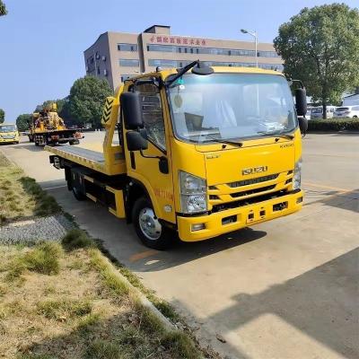 China 4*2 Fahrzeugfahrzeug Typ 5 Tonnen Flachbettbrücke Traktor Schleppwagen Selbstlader Flachbett Rückgewinnungstraktor zu verkaufen