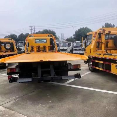 China 4 Tonnen Rollback-Schleppwagen Schleppwagen zur Rettung Flatboard Wrecker Truck im besten Fall zu verkaufen