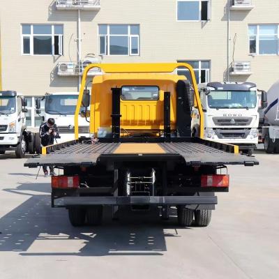 China 5 ton flatbed aanhangwagens voor zware sleepvraag Te koop