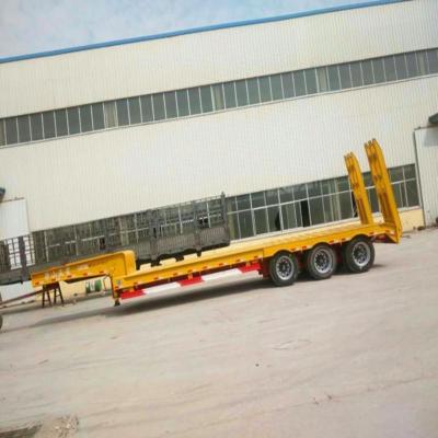 China 100 Tonnen 4 Achsen Containerfracht 6m 12m Super Link Semi Trailer für Ihren Transport zu verkaufen