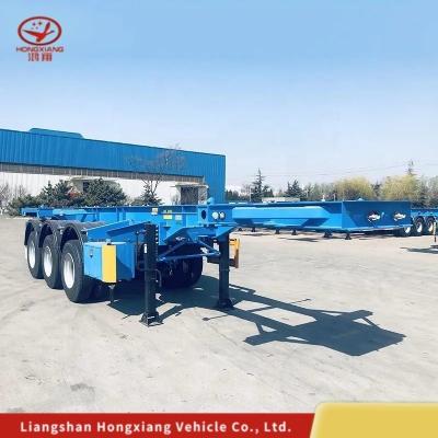 China Sale 20FT 40FT Skeleton Container Semi Trailer Competitive Skeletal Truck Trailers for sale