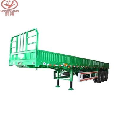 China Heavy Duty 30 Ton Bulk Cargo Dry Cargo Carrier Fence Cargo Truck Trailers Semitrailer for sale