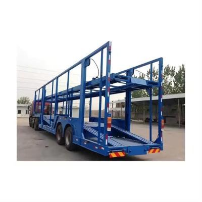 China 3 Achsen-Container-Flachbett-Schienenanhänger-Lkw-Anhänger mit ABS-Anti-Block-Bremssystem zu verkaufen