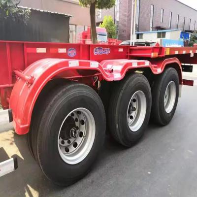 China Light Duty 3-Axle Hydraulic Semi-Trailer with High Capacity Steel Construction Tipper for sale