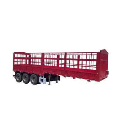 China 2.3.4 Axle Light Duty Grade Type Livestock Poultry Transport Truck Trailer Semi-Trailer for sale