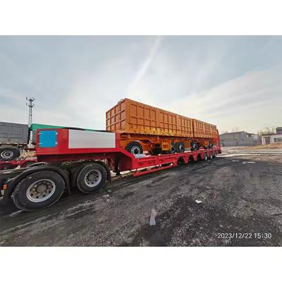 Chine Système de freinage antiblocage ABS Container à lit plat Semi-remorque pour conteneurs 3 essieux à vendre