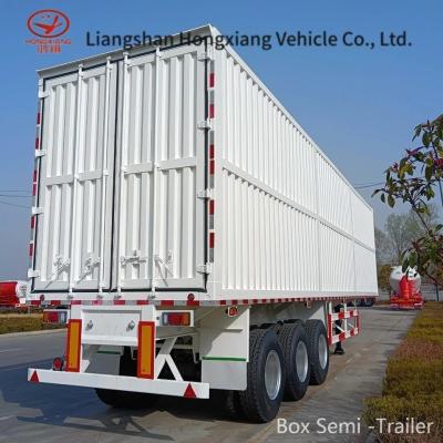 China Transport van runderen Lang voertuig Kooibus/Box Type Semi Truck Trailer 13750*2550*3650 Staal Te koop