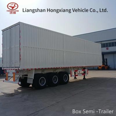 China 3/4 Achse Seitenvorhang Van-Typ Box Cargo PVC-Platte Schiebewagen 40FT 45FT zu verkaufen