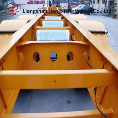 China Kleurspecifieke skelet-half-aanhangwagen-container-chassis-aanhangwagen-container 40ft-aanhangwagen Te koop