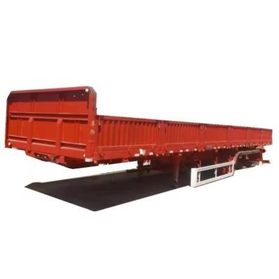 China Lieferwagen-Typ 3 Achsen-Container-Halbanhänger Niedrigfläche 3 Achsen 40FT-Container-Lkw-Halbanhänger zu verkaufen