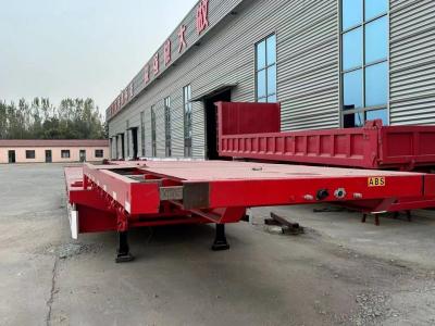 China Stahl-Stein-Transport-Semi-Anhänger für Schwerlastbauanwendungen zu verkaufen