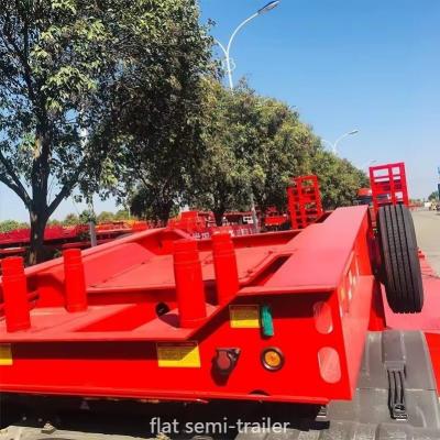 China EHL9400ZHX 3 Achsen 40 FT Flachbett-Semi-Lkw-Anhänger für Ihre Transportbedürfnisse zu verkaufen