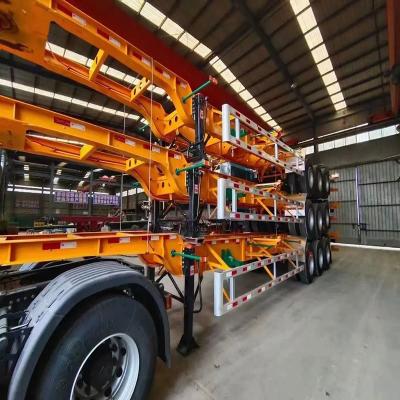 China Medium Duty ABS Skeleton/Skeletal Semi Trailer for ABS Anti-lock Braking System for sale