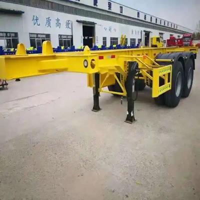 China Containertype met meerdere schakels Chassis Skeleton Semi-trailer met en Multi-link Suspension Te koop