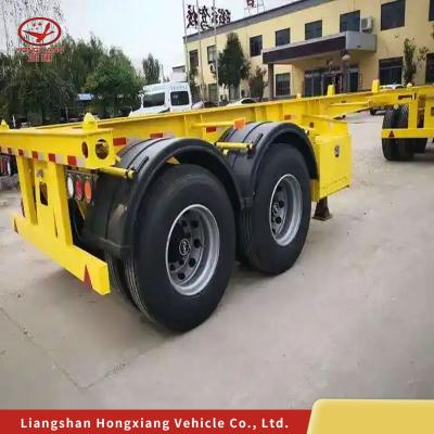 China Verkoop Container Skelet Trailer Skelet Chassis Truck Truck voor loopvlak 1820 mm Te koop