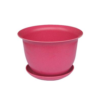 China Modern Bamboo Degradable Fiber Flowerpot Plant Degradable Fiber Plant Flower Pot for sale