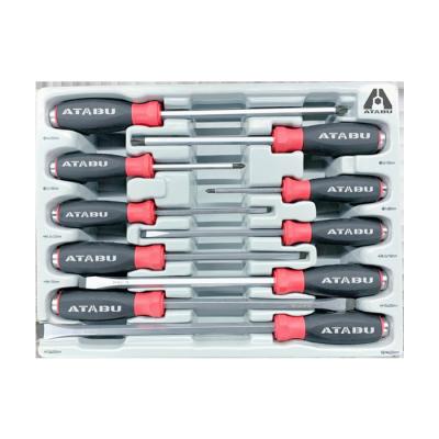 China Automatic Maintenance ATABU 10 Pcs Screwdriver Set For Impact for sale