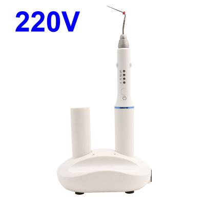 China Dental Endo Heated Pen Cordless Wireless Metal Gutta Percha Obturation System with 4 Tips and 2 Batteries 220V White 360437 for sale