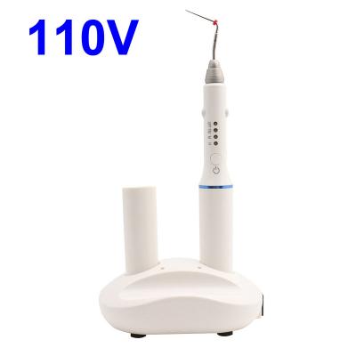 China Dental Endo Heated Pen Cordless Wireless Metal Gutta Percha Obturation System with 4 Tips and 2 Batteries 110V White 360409 for sale