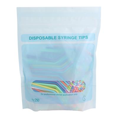 China 250 Pcs Disposbale Disposable Tips For Dental Syringe Air Water 3 Way Triple Straight Contra Angle For Unit Dental Chair 232003 for sale