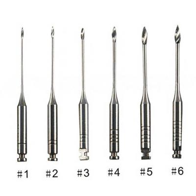 China 1Pack (6pcs) Glidden 32mm #1/2/3/4/5/6/1-6 Assorted SST-Stainless Steel SST Dental Drill Endodontic Dental Drills for sale