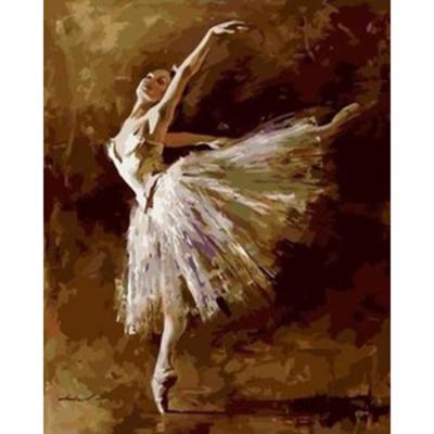 China Abstract painting by numbers kit women dancer pictures painting on canvas GX6969 wholesales new design 2015 for sale