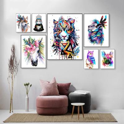 China Modern Abstract DIY Digital Painting By Numbers Living Room Decoration Acrylic Paint Paint By Numbers For Adults for sale