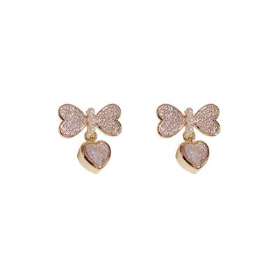 China FASHIONABLE Popular Korean Designer Bow Earrings for sale