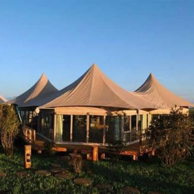 China Extended Type High Quality Waterproof Luxury Hotel Camping Tents For Outdoor Resort for sale