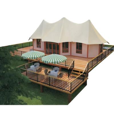 China Extended Type New Design Outdoor Waterproof Luxury Glamping Safari Desert Hotel Resort House Tents for sale