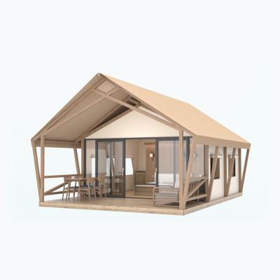 China Diagonal Bracing Type Modern Large Space Tent House Glamping Tent For Tourism Hotel Living for sale