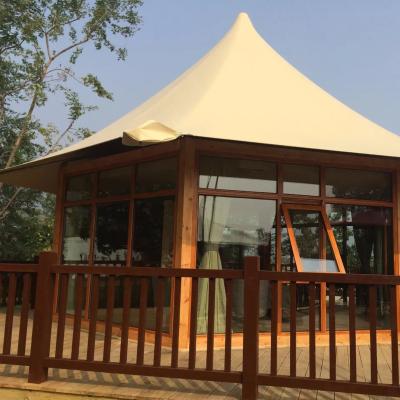 China Hot Sale Extended Type Customized Wedding Tents High Strength Aluminum Glamping Large Tent for sale