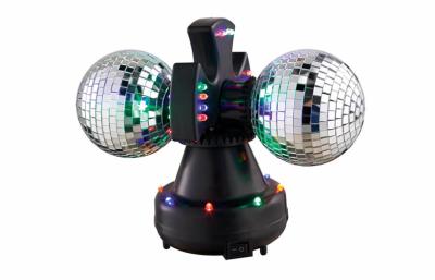 Chine Les doubles lumières de disco de la boule LED de miroir ont mené luminosité des PCs RVB de la lumière 32 du DJ l'intense à vendre