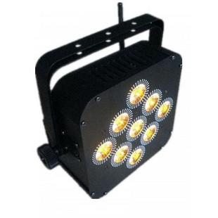 China 9*18W 6 In 1 RGBWA UV Stage Par Light 6/10CH IP20 Auto Master Slave for sale