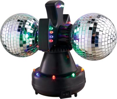 China El disco de RGBYO LED enciende la lámpara gemela de la bola de espejo para barra casera de los partidos la pequeña en venta