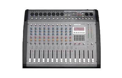 China 4 Aux sound DJ Audio Mixer , 20CH Professional powered mixer with USB / SD for sale