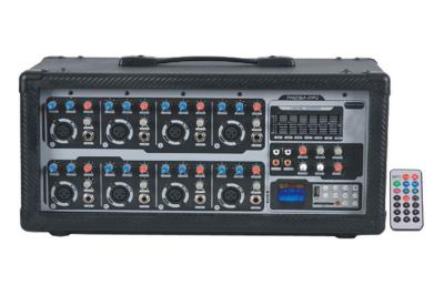 China USB mp3 / DJ Audio Mixer 8 channel Digital with USB / SD card for sale