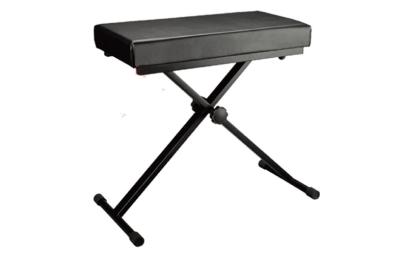 China 550mm - 620mm Black Keyboard Bench metal , heavy duty black music stand for sale