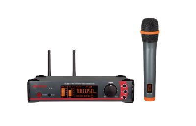 China Pro FM UHF Wireless Microphone 10mW , PLL single channel for sale