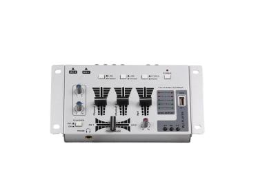 China Compact DJ Audio Mixer 4 Channel AC 12V with USB for home for sale