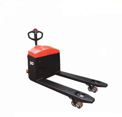 China Hotels Lifting Electric Full Electric Stackers Pallet Stacker Walking Type Electric Stacking Portable Forklift for sale