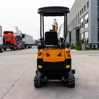 China Hotels Kubota Engine Hydraulic Mini Excavator Crawler Minibagger Excavator China 1.8 Ton 1800kg Diesel Engine Red Mini 1ton Excav 180mm for sale