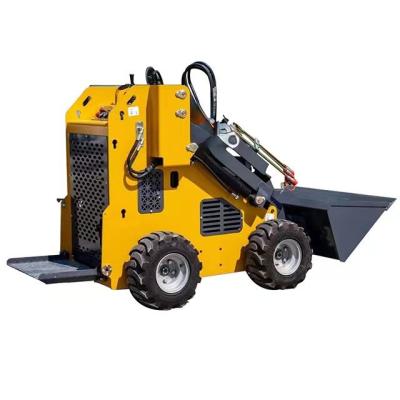 China Building Material Shops 1500kg 1200kg 700kg 1000kg 380kg Skid Steer Loader Crawler Engineering Air Conditioner Skid Steer Loader With Enclosed Cabin for sale