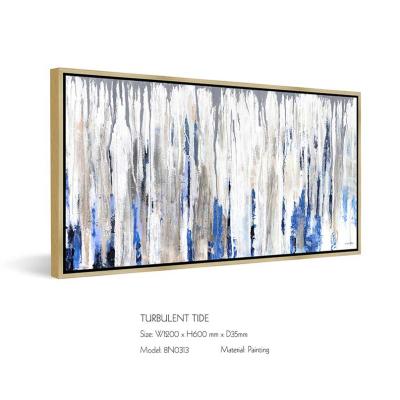 China Manufacturer Non-Toxic Luxury Handmade Fresh Tones Price Large Canvas Wall Art Motivational Oil Painting Framed for sale