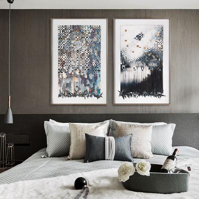 China Contemporary Artist Original Handmade Paper Cardboard Modeling Modern Artwork Bedroom Wall Frame Decor Living Room for sale