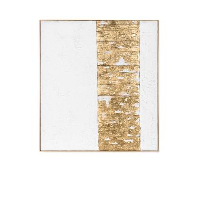 China Modern Creative Wholesale Modern Design Luxury Style Interior Abstract Gold Foil Artwork Home Textured Painting for sale