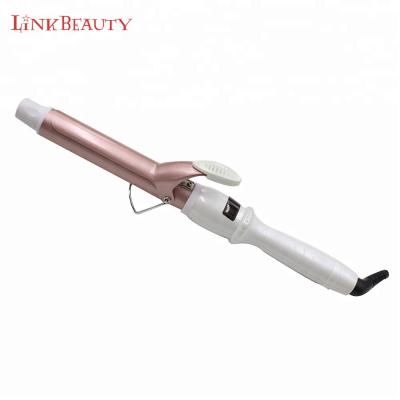 China 360 Degree Rotating Wire Hair Curler LCD Ceramic Curling Iron Ceramic Ionic Hair Hesitate Hair Styling Tool Kit for sale